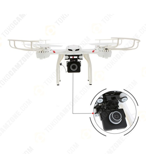 MJX Drone X101 + C4018 FPV HD 720P Real Time/RC Drone 2.4 GHz Camera (Free microSD 4GB)